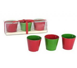 Set of 6 Votives with Battery Operated Tea Lights by Valerie