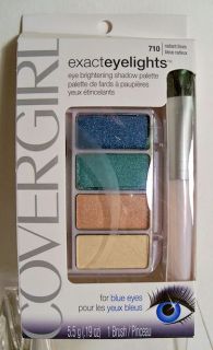 Brand New, Sealed Covergirl Exact Eyelights in Radiant Blues for Blue