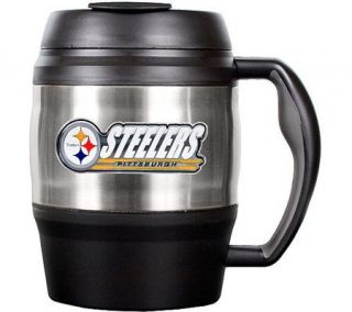 NFL Pittsburgh Steelers 52 oz Stainless Steel Macho Travel Mug