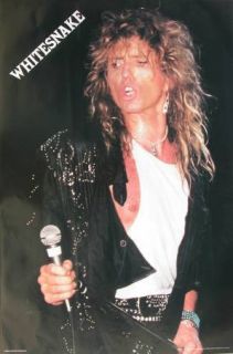 Whitesnake David Coverdale Rocker RARE 1987 Poster