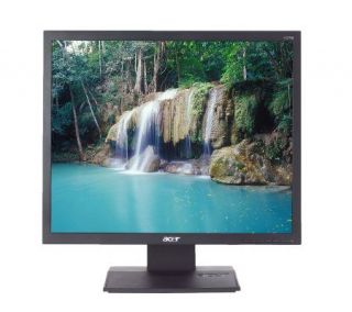 Acer 17 Diagonal LCD Monitor with AC Power Cord   Black —