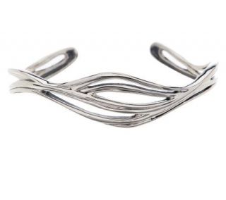 Carolyn Pollack Shimmer Sterling Small Cuff —