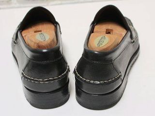 Men Allen Edmonds Coppell Black Calf Slip on Penny Loafers Dress Shoe