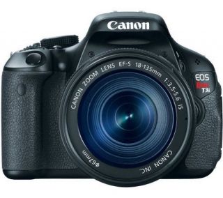 Canon Rebel T3i 18MP DSLR Camera w/EF S 18 135mm IS II Lens — 