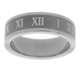 Steel by Design Roman Numeral Ring Stainless Steel —