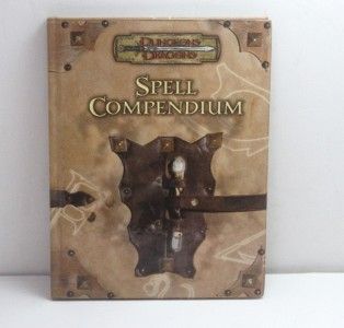 Dungeons & Dragons Spell Compendium d20 3.5 Hardcover Book Used