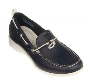 Rockport Washable Leather Slip on Boat Shoes —