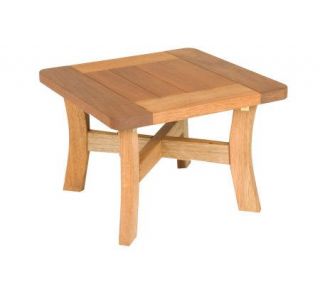Barrington Collection Square Occasional Wood Table —