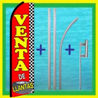 Venta de Llantas Tire Sale Feather Swooper Ad Flag Kit