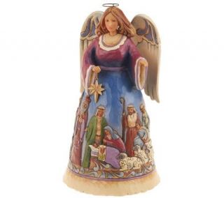 Jim Shore Heartwood Creek 10 inch Nativity Angel —