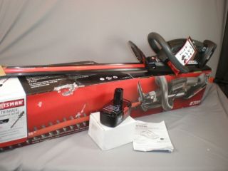 New Craftsman 22 19 2 Volt Cordless Hedge Trimmer 74832 w Charger