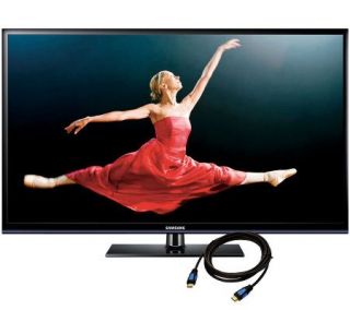 Samsung 60 600Hz Plasma HDTV with Bonus HDMI Cable   E264759