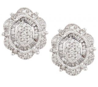 AffinityDiamond 1/2 ct tw Estate Style Earrings, 14K —