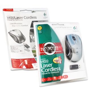Logitech V450 Laser Cordless for Home Computers and Laptops Windows