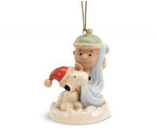 Lenox Snuggle Up Snoopy Ornament —