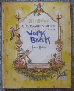  Vintage The Golden Christmas Book Crampton Malvern 1947 Activity Book