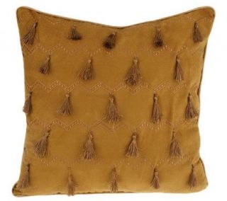 Liz Claiborne New York Tassel 20x20 Decorative Pillow —