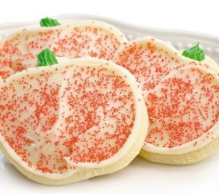 Cheryls 48 piece Buttercream Frosted AppleCutout Cookies —