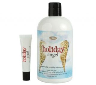philosophy holiday angel 3 in 1 gel 24oz & lip shine duo with gift bag 