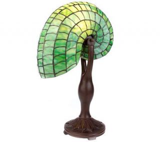 Limited Edition Tiffany Style Nautilus 22 Table Lamp —