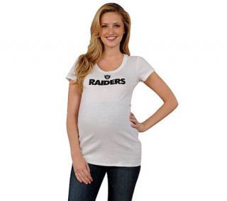 NFL Oakland Raiders Womens Maternity T Shirt —