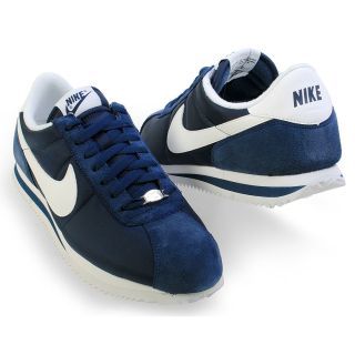 Nike Cortez Basic Nylon 06 317249 413 Midnight Navy White
