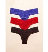 cosabella malia regular rise lace thong color red quanity one 1 pair