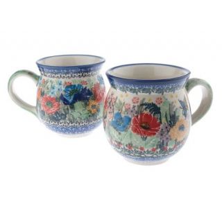 PolishStoneware Signature Soft Whisperings Set of 2 Mugs —