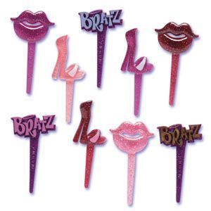  Bratz Shoes Lips Cupcake Toppers Create Your Own Cupcake Look