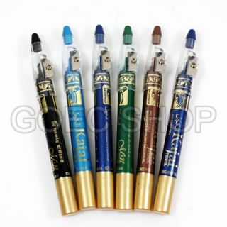   Waterproof Cosmetic Eyeliner Eye Pencil Set With Pencil Sharpener