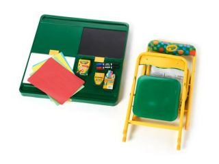 New Crayola 4 in 1 Art Center Set Craft Table 2 Chairs Padded Seats