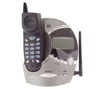 GE AM/FM Alarm Clock Radio and Cordless Phone w/ Caller ID —