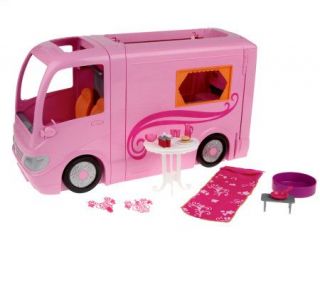 Barbie Glamour Camper Vehicle PlaySet w/ Accessories by Mattel
