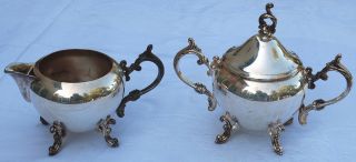 FB Rogers Silver Plated 5 Piece Coffee Set 1960 All