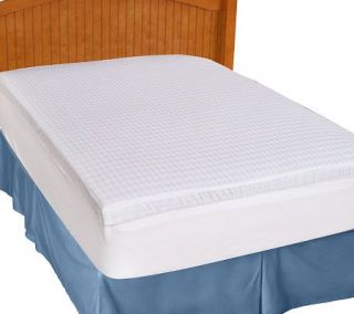 PedicSolutions 3 Memory Foam Twin Topper with 300TC Jacquard Cover