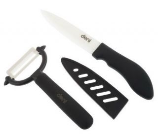 Deni 2 piece Ceramic 4 Parer and Y Peeler Set —