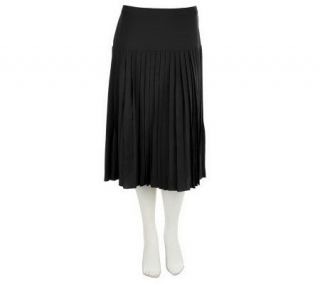 Linea by Louis DellOlio Pull on Pleated Skirt —
