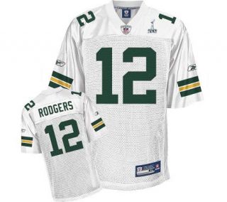 NFL Packers Aaron Rodgers SB XLV Youth ReplicaWhite Jersey —