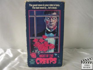 Night of The Creeps VHS Jason Lively Steve Marshall