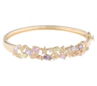 Kirks Folly Galaxy Pastels Goldtone Bangle Bracelet —