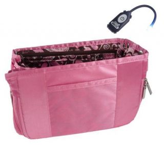 Pursfection Deluxe Expandable Purse Organizer with LED Light