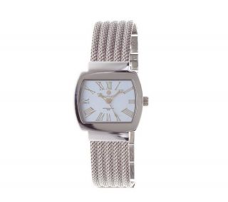 Pastorelli Silvertone Mesh Bracelet Style Watch by Invicta —