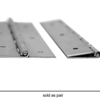 Stainless Steel 5 x 1 1 2 inch Boat Piano Hinge Pair