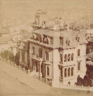 SAN FRANCISCO SV   View from Crocker Residence   CE Watkins 1880s