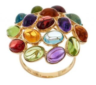 Tito Pedrini Two Carnevale Multi gemstone Ring, 14K —