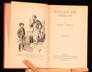 1953 William the Outlaw by Richmal Crompton illustrated in dustwrapper
