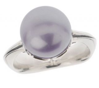 Ann King Sterling Tapestry Cultured Pearl Ring —