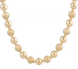 EternaGold 20 1/4 Bold Bead Necklace 14K Gold, 16.1g —