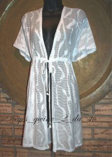 Anne Cole Swimsuit Cover Up 2011 Tunic White Plus Size