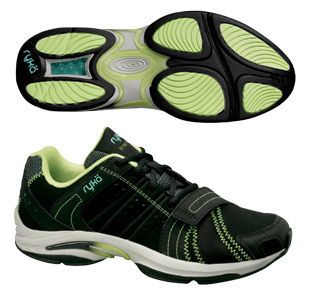  Synergy Studio Cross Training Shoes Black Light Green Aqua